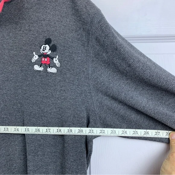 Official Vintage Disney Mickey Mouse Henley Thermal - Picture 5 of 6